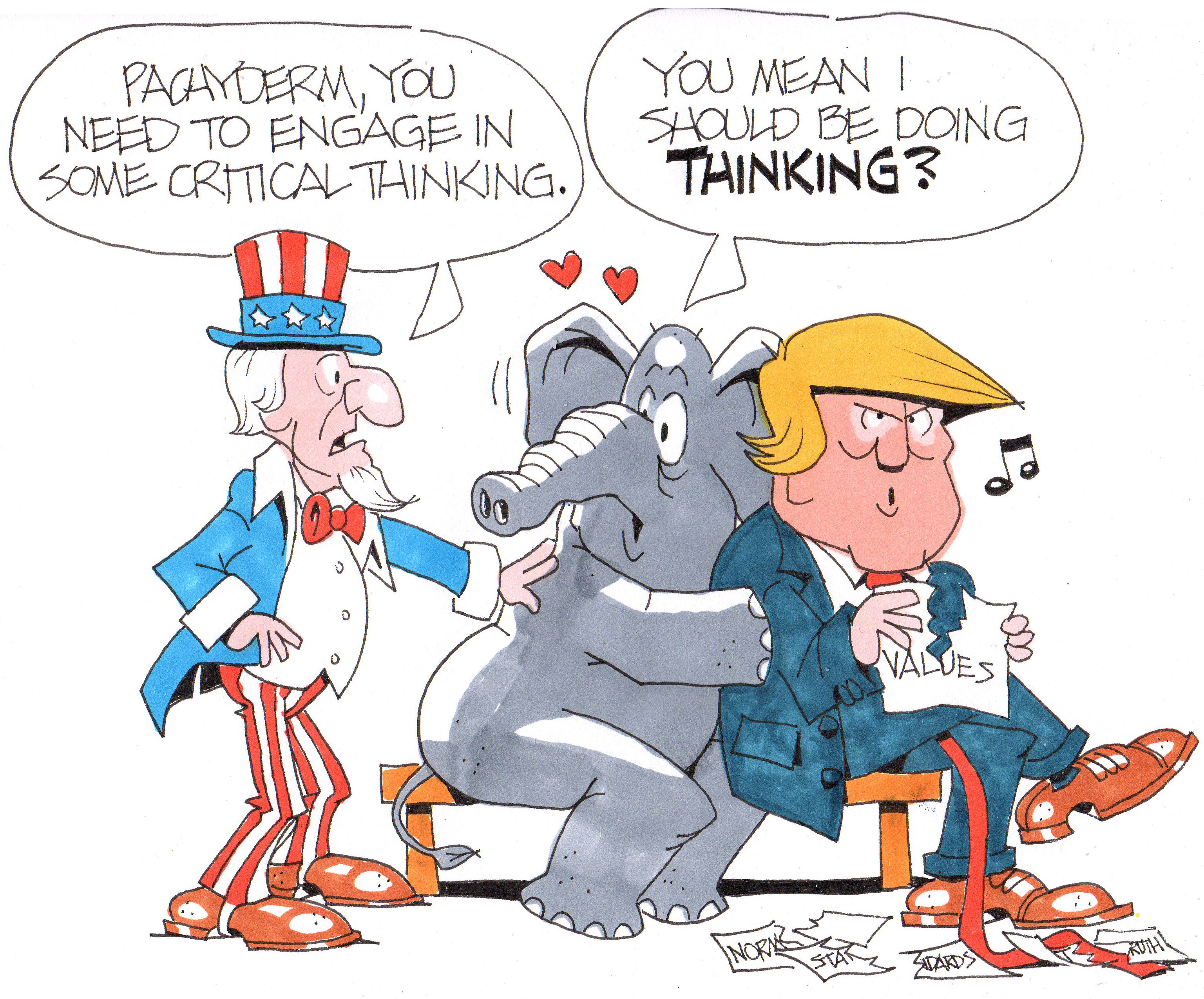 critical thinking cartoon